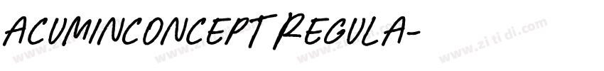 AcuminConcept Regula字体转换